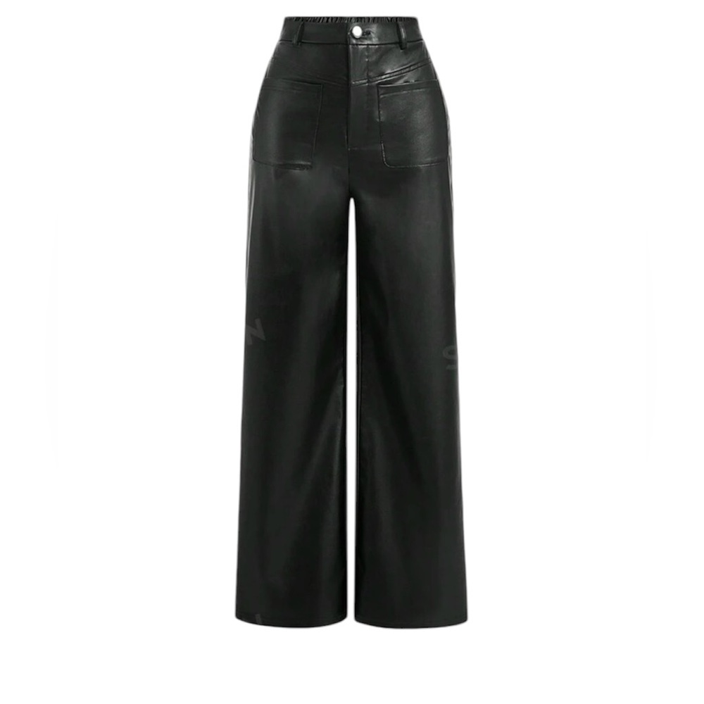 Chic Black Wide-Leg Pants